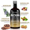 Batana Oil For Hair Growth with Rosemary Oil and Jamaican Black Castor Oil For Thickening and Deep Conditioning, Fiora Naturals Hair Detangling Brush -100% Bio-Friendly Brush w/Ultra-soft Bristles view 3