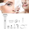 Electric Razro Shaver Trimmer For Womens 5 In 1 Painless Body Razro Facials Hair Removers Hair Removal For Face Leg view 2