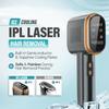 Herbishh IPL Laser Hair Removal Device, Painless Cooling Technology- 400,000 Flashes, Hair Removal Machine with 5 Intensity Levels, Skin Sensor & Dual Flash Modes- Manual & Auto, For Face & Body Black view 2