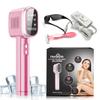 Herbishh IPL Laser Hair Removal Device, Painless Cooling Technology- 400,000 Flashes, Hair Removal Machine with 5 Intensity Levels, Skin Sensor & Dual Flash Modes- Manual & Auto, For Face & Body, Pink view 1