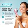 Herbishh IPL Laser Hair Removal Device, Painless Cooling Technology- 400,000 Flashes, Hair Removal Machine with 5 Intensity Levels, Skin Sensor & Dual Flash Modes- Manual & Auto, For Face & Body, Pink view 3