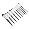 10 Piece Makeup Brush Set with Synthetic Professional Brushes for Daily Use, Complete Kit Including Foundation, Blush, and Eyeshadow Brushes view 2