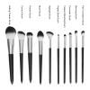 10 Piece Makeup Brush Set with Synthetic Professional Brushes for Daily Use, Complete Kit Including Foundation, Blush, and Eyeshadow Brushes view 3