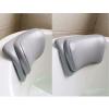 LNGCLTEZ Ergonomic Bath Tub Pillows with Suction Cups, Bath Pillow for Tub, Bathtub Pillow Rest for Home Spa, Soft, Waterproof Headrest,Black view 4