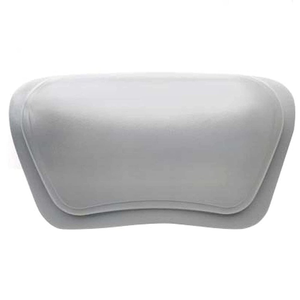 LNGCLTEZ Ergonomic Bath Tub Pillows with Suction Cups, Bath Pillow for Tub, Bathtub Pillow Rest for Home Spa, Soft, Waterproof Headrest,Grey