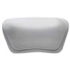 LNGCLTEZ Ergonomic Bath Tub Pillows with Suction Cups, Bath Pillow for Tub, Bathtub Pillow Rest for Home Spa, Soft, Waterproof Headrest,Grey view 1