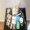 Generic A Brides Final Touch Kit Brides, Clear Bag with Handle 20 Must-Have Emergency Essential Items for Your Big Wedding Day, Compact, Perfect Survival Kit Gift, Small view 1