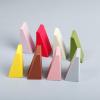 50 PCS Mini Applicator Wedges Triangle Makeup Sponges Colorful Sponge Puff Applicator Pads Foundation Sponge Puff for Blending view 2