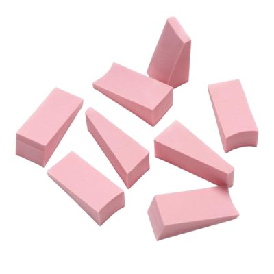10 PCS Makeup Sponge Wedge Triangle Cosmetic Sponges Mini Applicator Wedges Sponge Puff Applicator for Foundation Concealer Blending