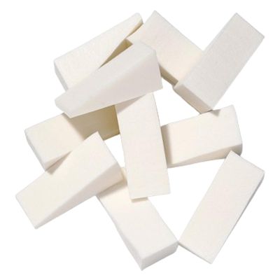 24 PCS Wedge Shaped Sponge Foam Makeup Wedges Mini Applicator Wedges Triangle Makeup Sponges for Foundation Liquid Cream Concealer