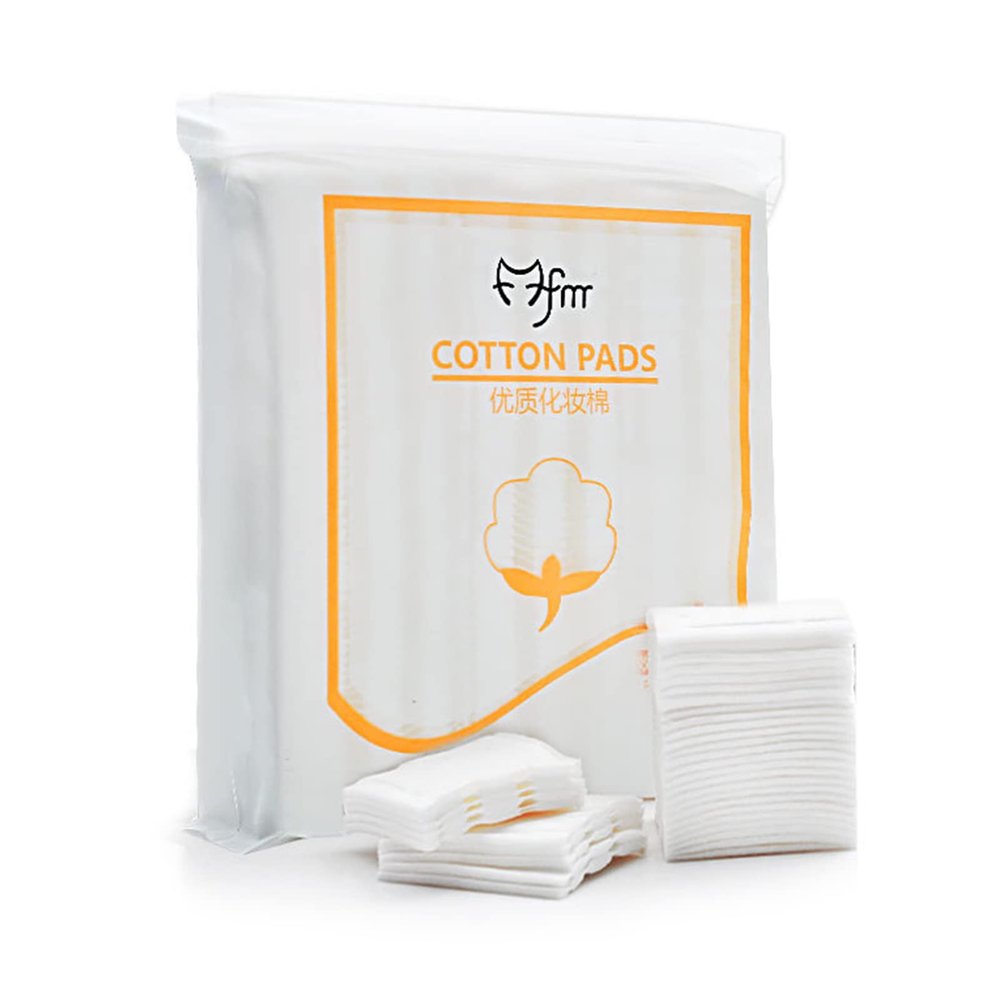Bydezcon Soft Square Cotton Pads Triple Layered Cosmetic Cotton Pads Nails/Lips/Eyes Polish Remover Pads