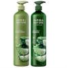 (1 PACK) Super Nature Potent Aloe Moisturizing (1) Shampoos and (1) Conditioners, 30 fl oz + XALEZ TM Microtex Towel, Bronze view 1