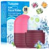 1Pcs Ice Roller for Face, Ice Face Roller, Reusable Silicone Ice Mold for Face, Facial Beauty Ice Roller Skin Care Tools for Shrink Pores Anti Wrinkle Reduce Puffiness (Rose) view 1