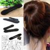 4Pcs Magic Sponge Clip Foam Donut Hair Styling Bun Curler Tool Maker Ring Twist view 2