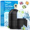 1Pcs Ice Roller for Face, Ice Face Roller, Reusable Silicone Ice Mold for Face, Facial Beauty Ice Roller Skin Care Tools for Shrink Pores Anti Wrinkle Reduce Puffiness (Black) view 1