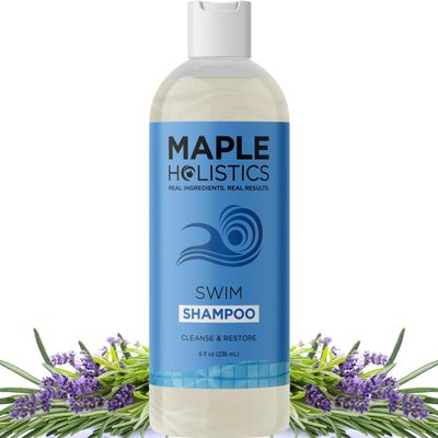 After Swim Shampoo for Kids & Adults - Clarifying Shampoo for Chlorine Removal Kids Friendly Formula with Tea Tree and Rosemary Essential Oils - Pool for Swimmers with Replenishing Oils