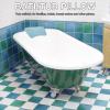 CATIEBYE Household Bathtub Pillow Soft Pu Rest for Back and Neck Support Quick Drying Bath Cushion Strong Cups Comfortable Soaking Tub Accessory for Relaxation view 2