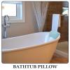 CATIEBYE Household Bathtub Pillow Soft Pu Rest for Back and Neck Support Quick Drying Bath Cushion Strong Cups Comfortable Soaking Tub Accessory for Relaxation view 3