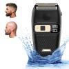 Foil Shaver Foil Shavers for Men Double Foil Shavers Waterproof Wet Dry LED Display Cordless Barber Beard Trimmer Electric Shaver view 1