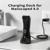 KWRNVO Charging Dock Replacement for Manscaped 4.0 Wireless Charging Stand Base, Charging Dock for Manscaped The Lawn Mower 4.0 Electric Groin Hair Trimmer Charger with 4.9FT USB Cable view 2