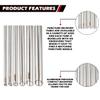 ZJIVQO 6pcs Piercing Needles, Stainless Steel Body Piercing Receiver for Ear Nose Navel Belly Piercing view 3