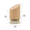 Beech For Facial Cleansing Brush Skin Care Pores Cleanser Wool Bristles Soft Hair Massage Brushes Tool view 3