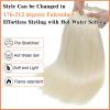 Blonde Braiding Hair, 22 Inch 6 Pack Pre Stretched Braiding Hair For Braiding Women Hair, Prestretched Braiding Hair For Knotless Braid, Soft Yaki Synthetic Hair For Crochet Braids(22in,6bundle,613#) view 2
