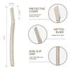 6-Pack Eyebrow Razor for Women | Dermaplane Facial Razor for Face | Hair Trimmer Face Razor for Body Use | Multipurpose Facial Hair Removal Disposable Blades Eyebrow Tool view 4