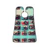 NOUZU Retro Cool Camera Collection Print Beard Bib Apron For Men, Beard Hair Catcher For Men Shaving Trimming,Beard Cape Cloth, Black view 2