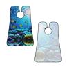 NOUZU Tranquil Underwater Scenery Print Beard Bib Apron For Men, Beard Hair Catcher For Men Shaving Trimming,Beard Cape Cloth view 3
