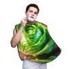 NOUZU Bright Cabbage Print Beard Bib Apron For Men, Beard Hair Catcher For Men Shaving Trimming,Beard Cape Cloth view 1
