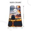 Aircraft Plane At Sunset Print Beard Bib Apron For Men, Beard Hair Catcher For Men Shaving Trimming,Beard Cape Cloth view 4