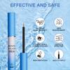 W3W Eyelash Growth Serum  Peptide Lash Enhancer for Longer, Thicker Lashes & Brows  Clinically Proven Natural Botanical Formula with Myristoyl Pentapeptide-4 & Helichrysum Extract (4ml) view 2