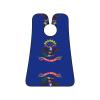 NOUZU North Dakota State Flag Print Beard Bib Apron For Men, Beard Hair Catcher For Men Shaving Trimming,Beard Cape Cloth, Black view 2
