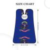 NOUZU North Dakota State Flag Print Beard Bib Apron For Men, Beard Hair Catcher For Men Shaving Trimming,Beard Cape Cloth, Black view 4
