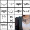 12 Sheets Temporary Tattoos Adult,Semi Permanent Tattoo Long Lasting Waterproof Temporary Tattoo Stickers Lasts 1-2 Weeks Temporary Tattoo Kit for Women and Girl view 1