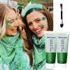 Body Glitter Face Glitter Gel: St Patricks Day Chunky Hair Glitter for Women Kids,Self-Adhesive Holographic Green Accessories Irish Parade Makeup,Spirit Day Wear,Alien Costume (2 Green) view 1