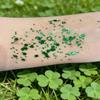 Body Glitter Face Glitter Gel: St Patricks Day Chunky Hair Glitter for Women Kids,Self-Adhesive Holographic Green Accessories Irish Parade Makeup,Spirit Day Wear,Alien Costume (2 Green) view 3