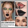 LZXLUKGIR Black Lipstick Halloween Black Lip Liner Lip Kit,Matte Black Lipstick Long Lasting Smudge Proof,Velvet Black Lip Gloss Lip Stain,Non Stick Cup Black Liquid Lip Stick and Lip Pencil for Women view 3
