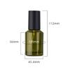 2PCS 60ml/2oz Empty Glass Travel Lotion Pump Bottles Refillable Makeup Cosmetic Soap Pump Dispenser Container Jars for Aromatherapy Essential Oils Skincare Toiletries (Wine Red and Green) view 2