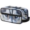 oooJHooo Travel Toiletry Bag for Adult Kids, Wolf Eye Print Waterproof Shaving Bag Organizer for Toiletries Accessories, Large Capacity Dopp Kit Wash Bag for Cosmetics Brushes Tools,A-2289 view 1