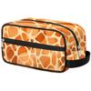 oooJHooo Travel Toiletry Bag for Adult Kids, Giraffe Skin Printing Waterproof Shaving Bag Organizer for Toiletries Accessories, Large Capacity Dopp Kit Wash Bag for Cosmetics Brushes Tools,A-1317 view 1
