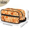oooJHooo Travel Toiletry Bag for Adult Kids, Giraffe Skin Printing Waterproof Shaving Bag Organizer for Toiletries Accessories, Large Capacity Dopp Kit Wash Bag for Cosmetics Brushes Tools,A-1317 view 2