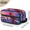 oooJHooo Travel Toiletry Bag for Adult Kids, Cardinal Berries Waterproof Shaving Bag Organizer for Toiletries Accessories, Large Capacity Dopp Kit Wash Bag for Cosmetics Brushes Tools,A-530 view 2