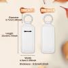 50 PCS Sublimation chapstick holder blanksbulk neoprene lip balm holder keychainNeoprene Clip-on Sleeve Travel Key Ring Holder DIY sublimation blanks products view 2