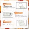 50 PCS Sublimation chapstick holder blanksbulk neoprene lip balm holder keychainNeoprene Clip-on Sleeve Travel Key Ring Holder DIY sublimation blanks products view 3