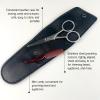 Mustache Grooming Set - Precision Mustache Scissors and Comb Kit for Men - Ideal for Travel, Includes Facial Hair Trimming Scissors and Moustache Comb view 4