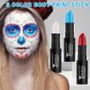 LZXLUKGIR Red White and Blue Face Paint Sticks Professional Eye Black Baseball Football Softball,Cream Blendable Body Paint for Halloween Zombie Vampire MakeupBlue/White/Red Face Paint Sticks) view 2