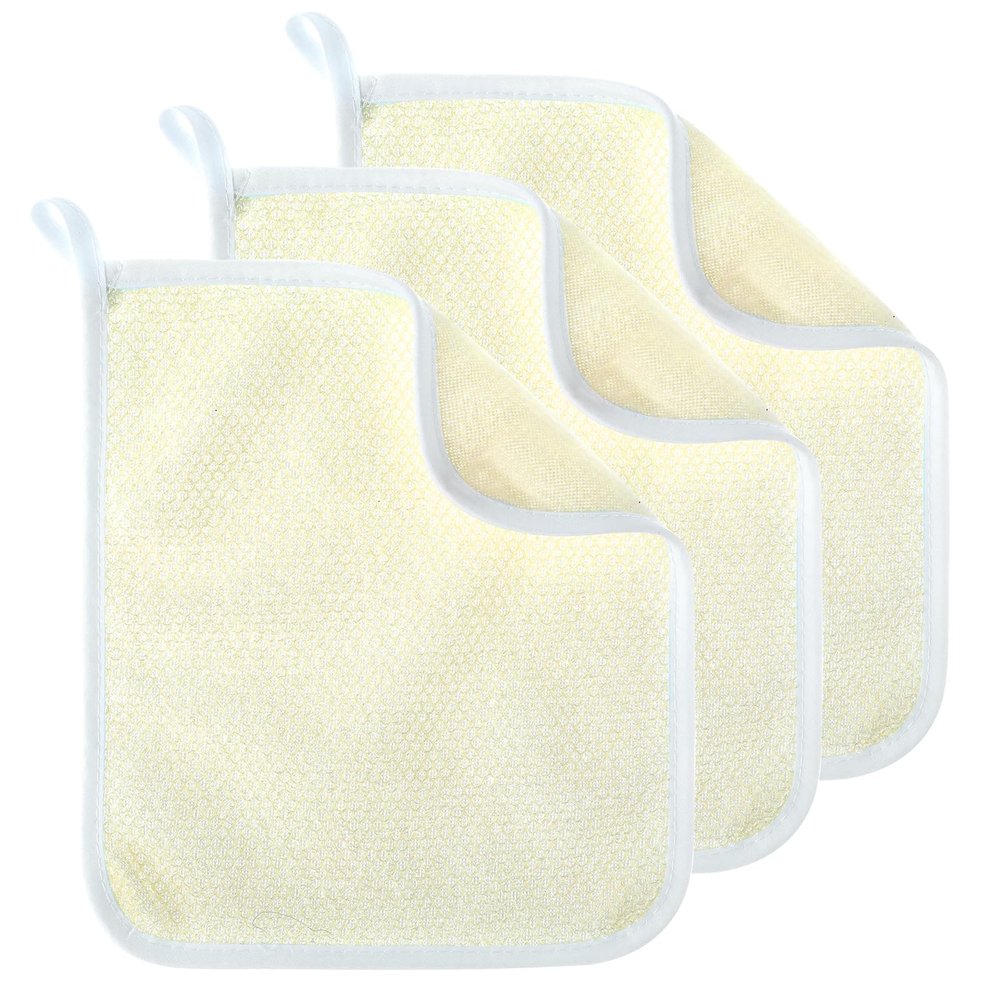 3Pcs Wash Cloths, Exfoliating Body Scrubber, Body Scrubber Exfoliator, Exfoliating Rag for Washing Face, Loofah Exfoliating Body Scrubber, Wash Rags for Body, Exfoliating Towel