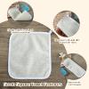 3Pcs Wash Cloths, Exfoliating Body Scrubber, Body Scrubber Exfoliator, Exfoliating Rag for Washing Face, Loofah Exfoliating Body Scrubber, Wash Rags for Body, Exfoliating Towel view 3